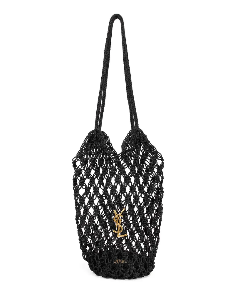 Saint Laurent Cassandre Large Tote Bag Black