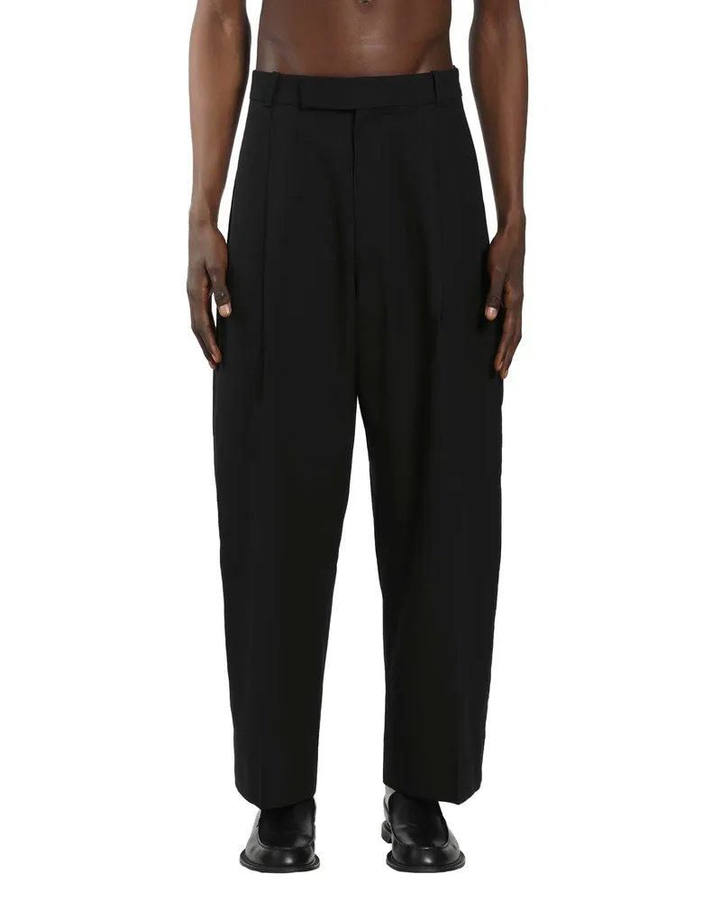 Studio Nicholson Curved Trousers Black