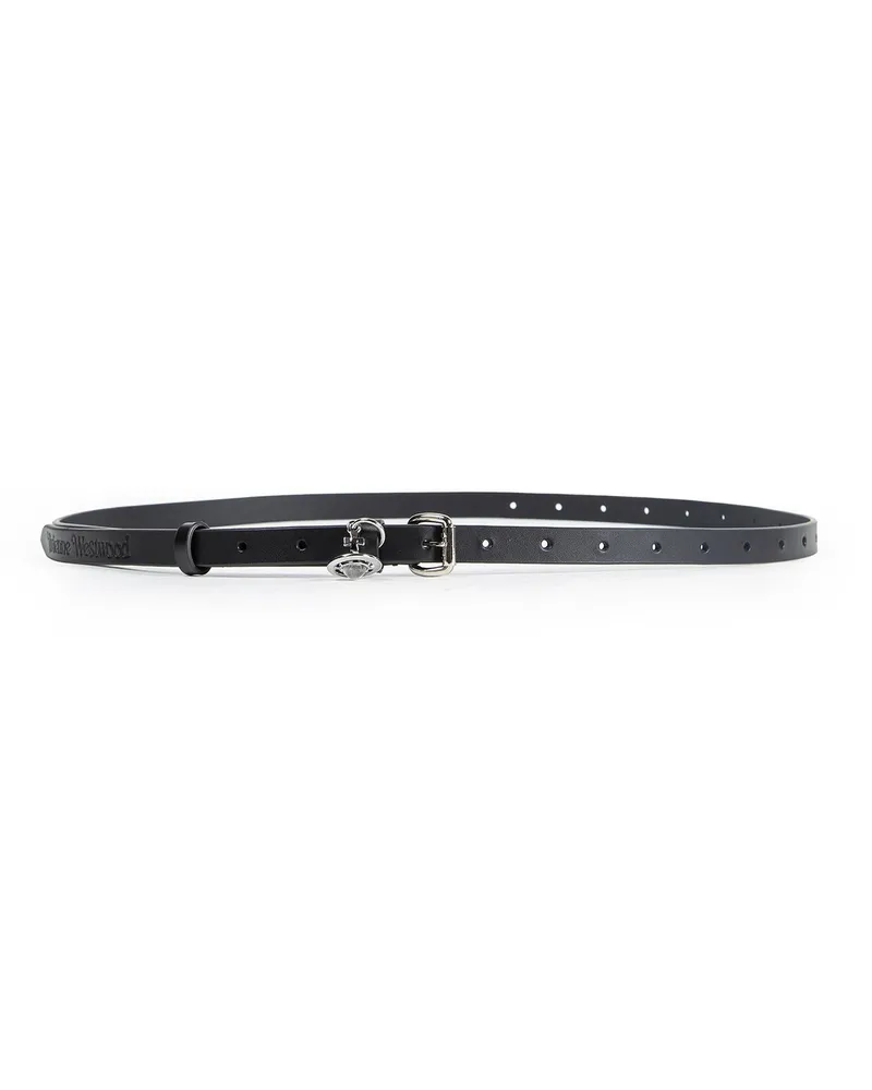 Vivienne Westwood Mini Alex Charm Belt Black