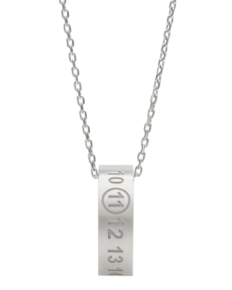 Maison Margiela Number Necklace Silver