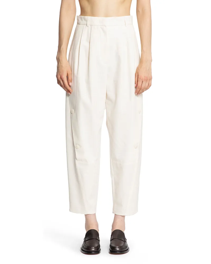 Max Mara Duomo Trousers White