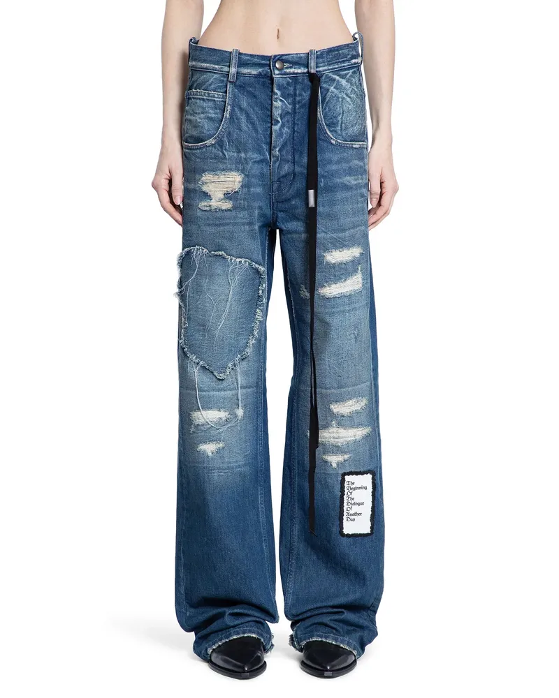 Ann Demeulemeester Jeans Claire 5 Tasche Comfort Blue
