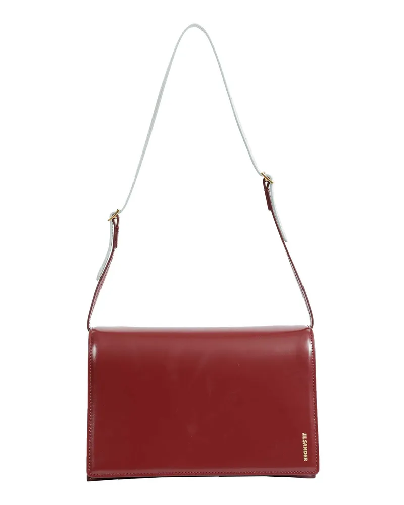 Jil Sander File Small Bag Red