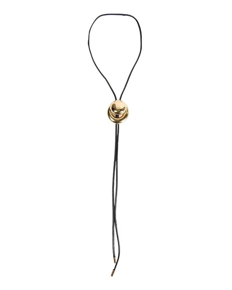 PANCONESI Blow Up Cord Bolo Tie Silver