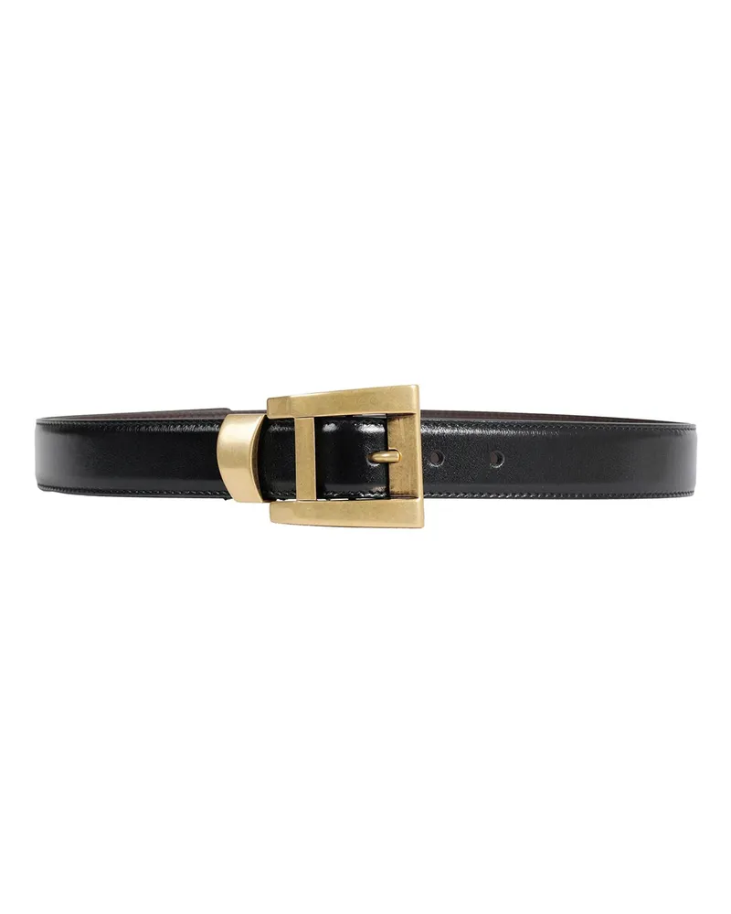 Versace Leather Belt Black