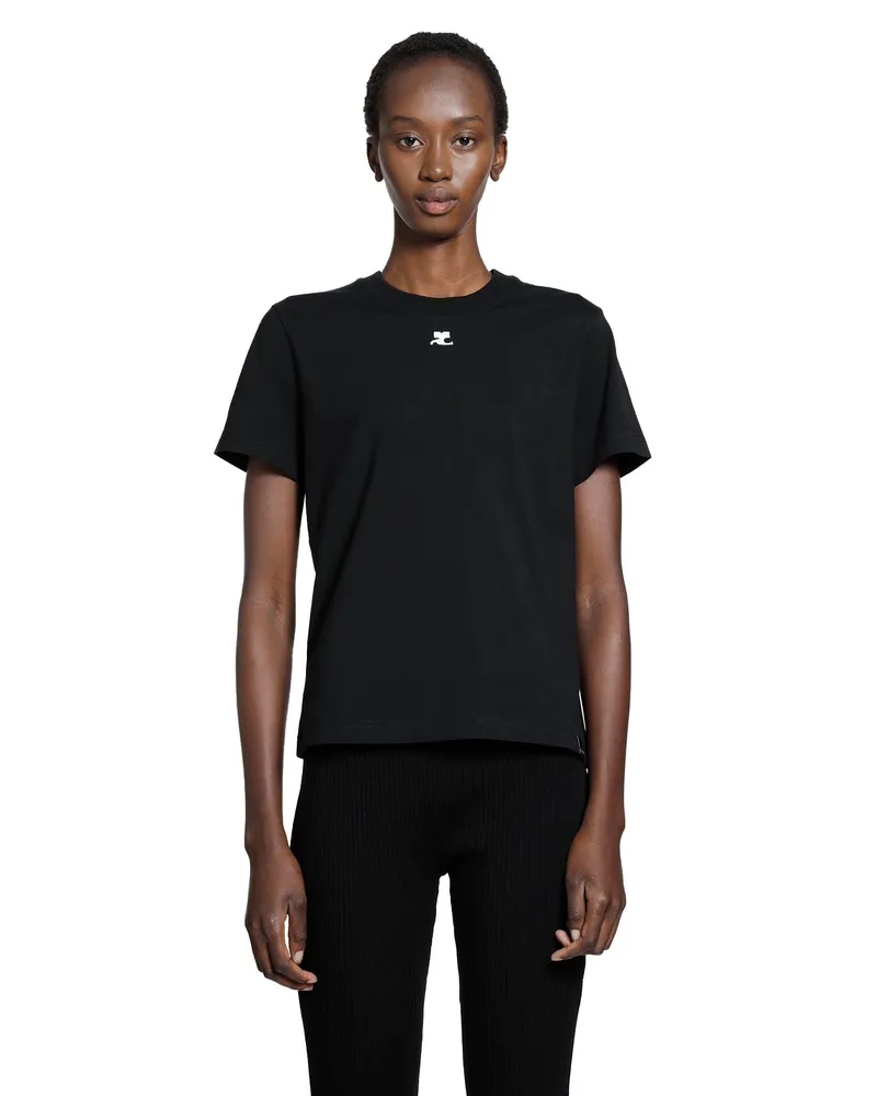 Courrèges AC Regular T-Shirt Black