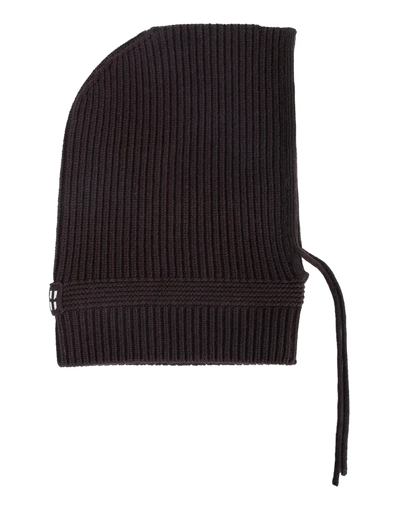 Miu Miu Cashmere Balaclava Brown