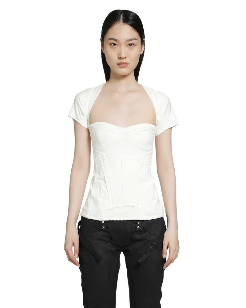 Dilara Findikoglu Rapture Top White