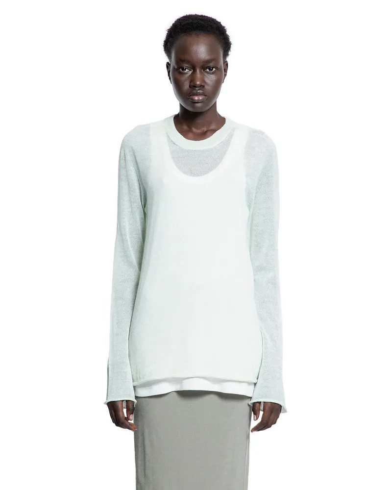 Jil Sander Set tank top and sweater Green