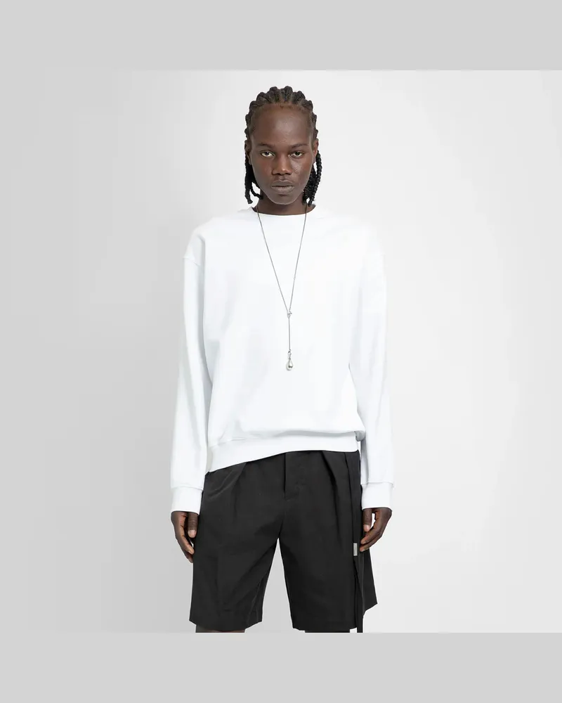 Ann Demeulemeester Maarten Standard Sweatshirt White