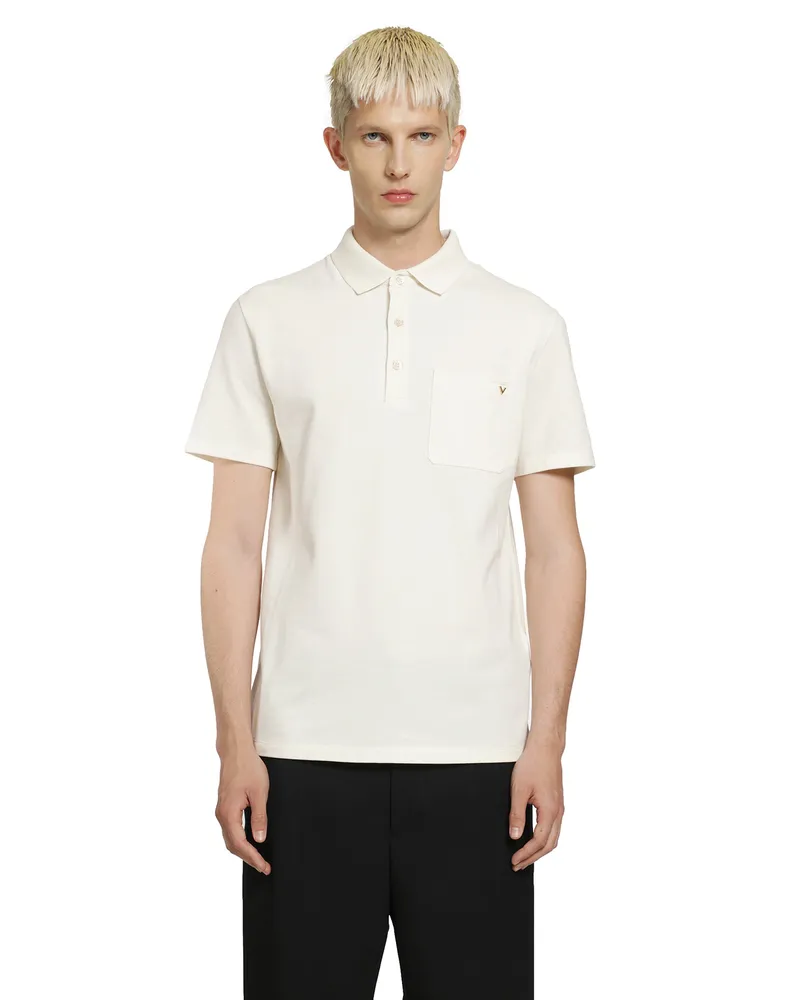 Valentino Garavani Vlog Polo White