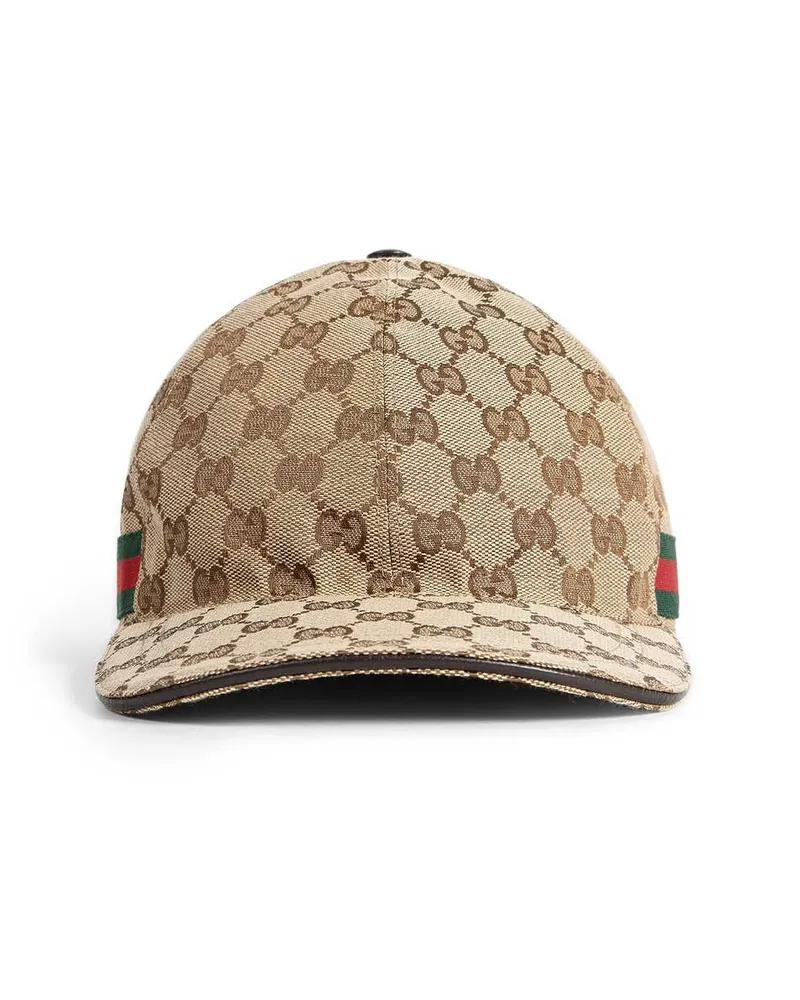 Gucci GG Canvas Baseball Hat Beige