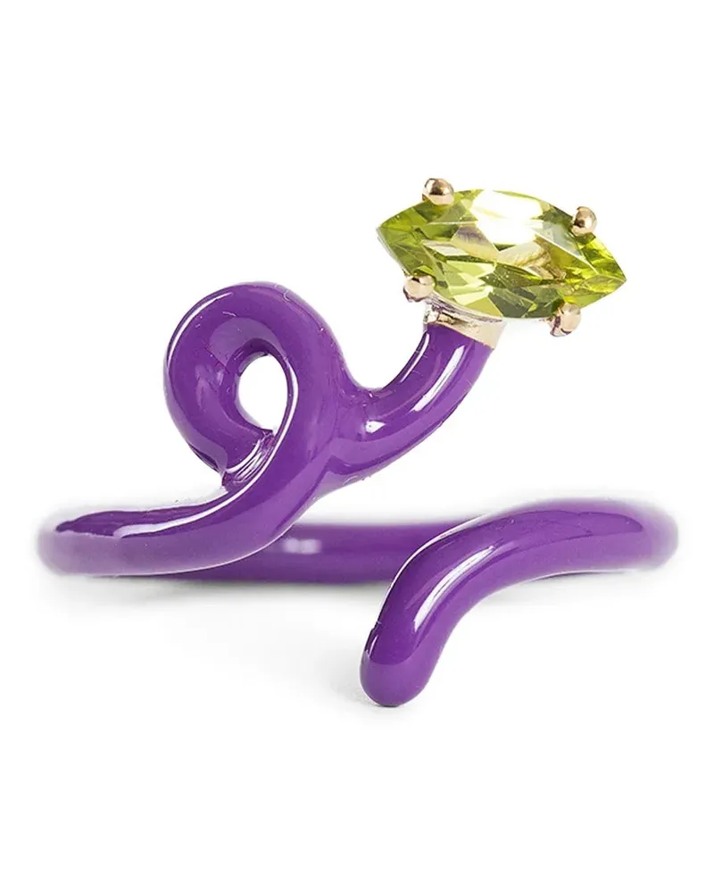 Bea Bongiasca Baby Vine Ring Purple