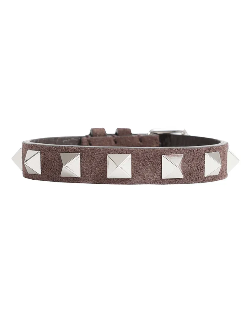 Valentino Garavani Rockstud Bracelet Brown
