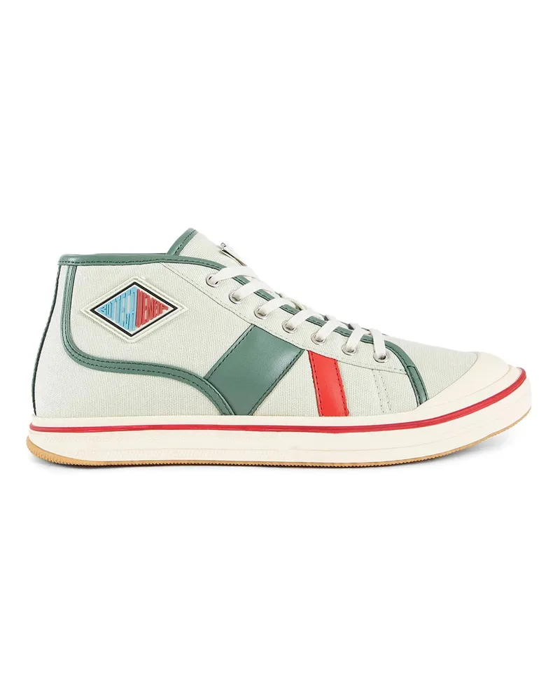 Bottega Veneta Eliot snakers Green