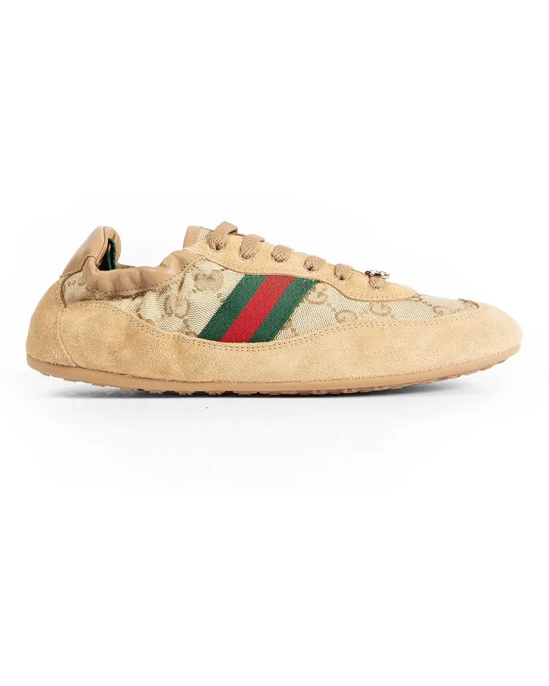 Gucci Shift Trainers Sneakers Beige