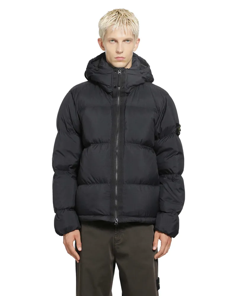 Stone Island 4100013 Matt Ripstop Cordura Advanced Fabrics Black