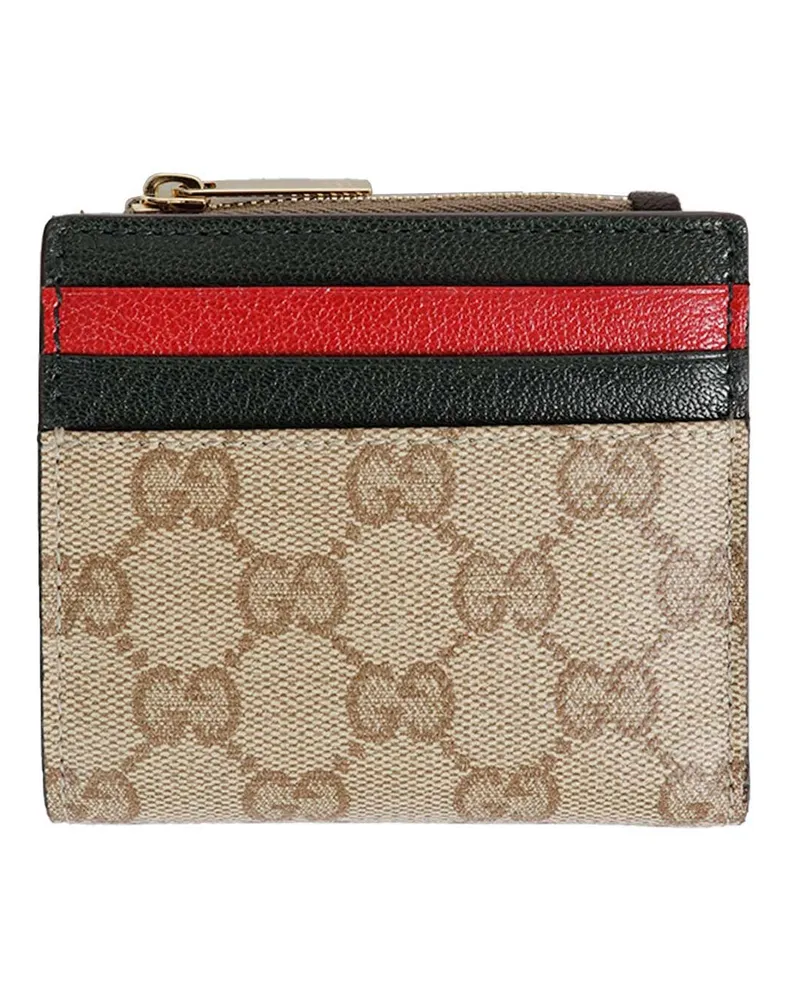 Gucci Web Small Wallet Beige