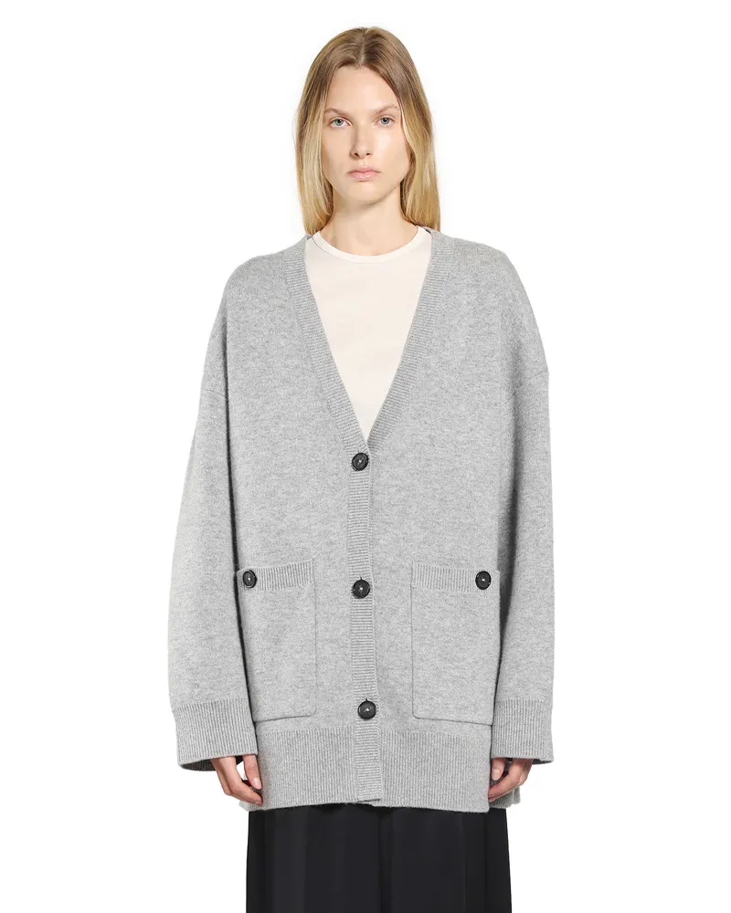 Totême WOMAN GREY KNITWEAR Grey