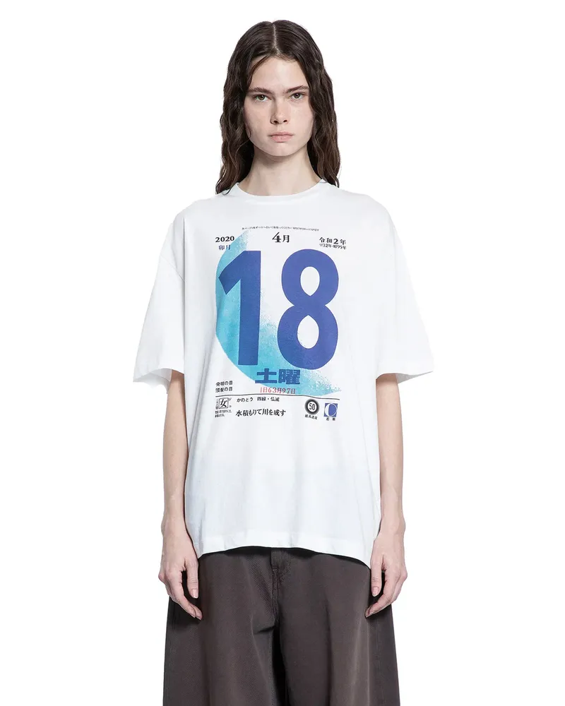 6397 Big Russell ''Blue Moon'' T-Shirt White