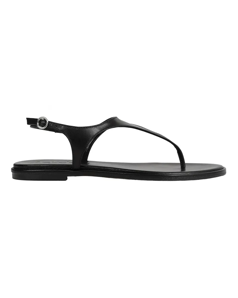 aeyde Raine Thong Sandals Black