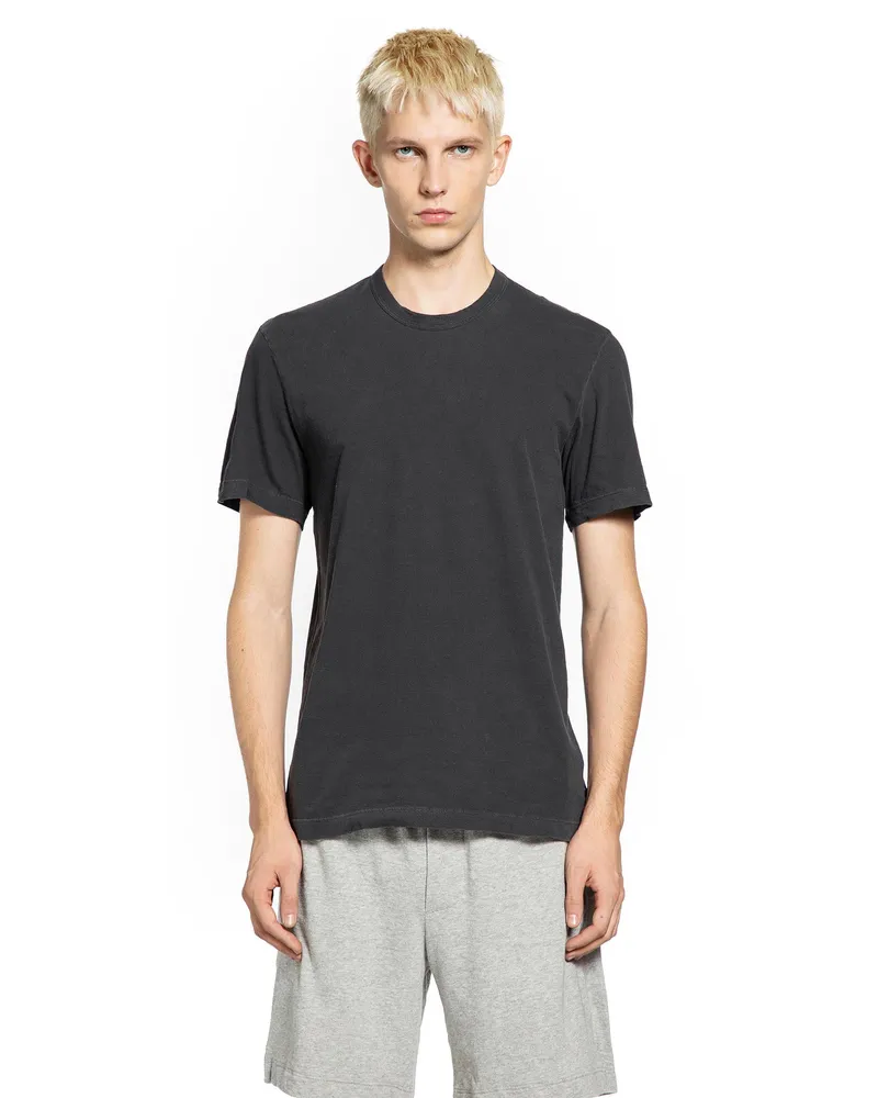 James Perse Short Sleeve Crewneck T-Shirt Black