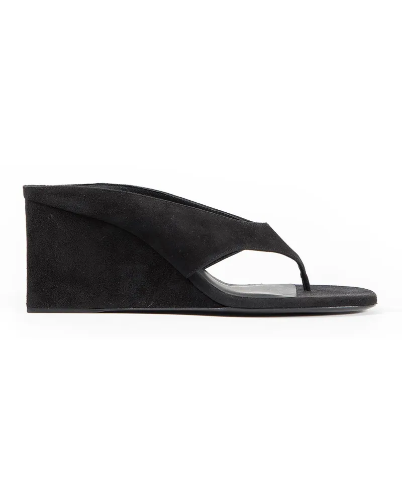 Alaïa Cube Thong Mules Black