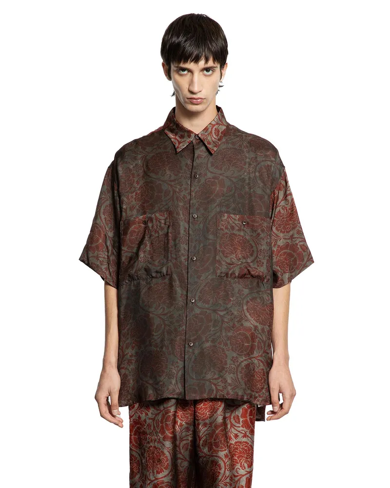 Uma Wang Teorya Printed Top Red