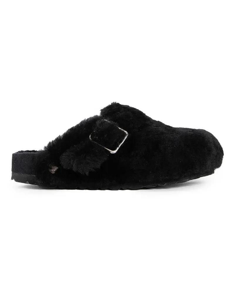 Birkenstock Boston shearling mules Black