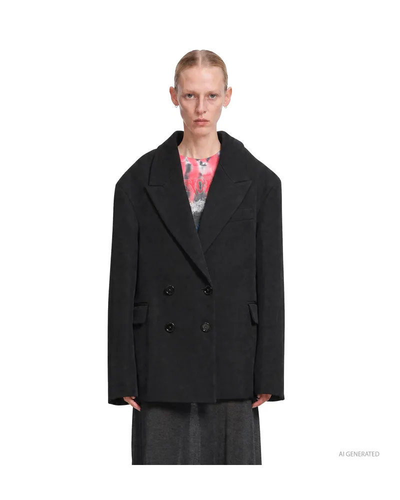 Balenciaga Stola Blazer Black