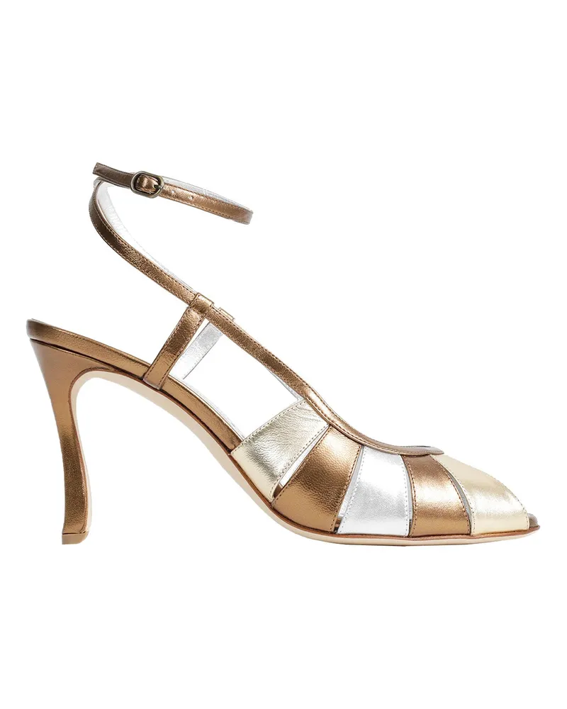 Manolo Blahnik Coludadhi Sandals Gold