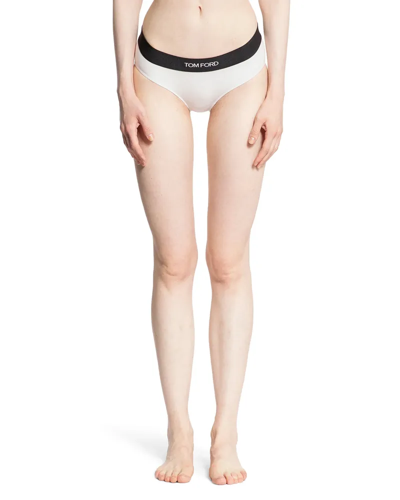 Tom Ford Modal Signature Boy Briefs White