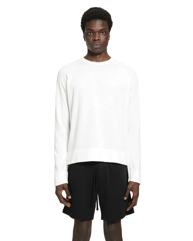 James Perse Vintage French Terry Sweatshirt White