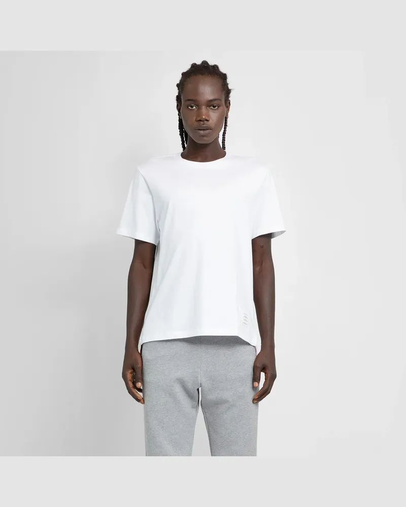 Thom Browne Medium Weight Jersey T-Shirt White