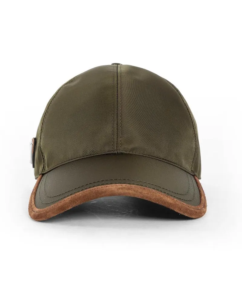 Prada Re-Nylon Baseball Cap Green