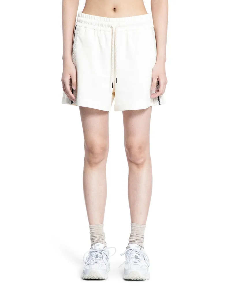 Moncler Pantaloncini di cotone Off-white