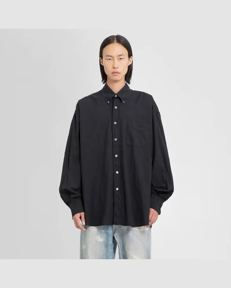Our Legacy Borrowed Button-Down Shirt Black