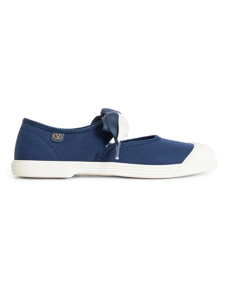Valentino Garavani Sneakers in tela baia per baia Blue