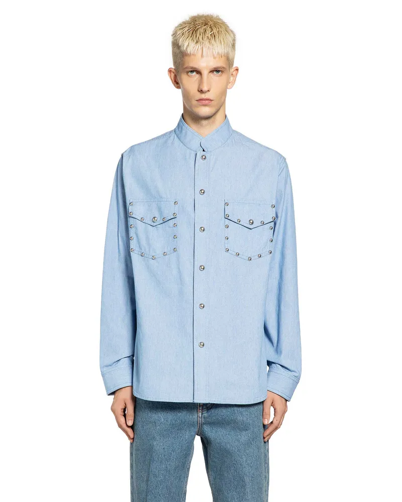 Valentino Garavani MAN BLUE SHIRTS Blue