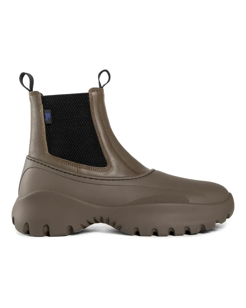 Burberry STIVALI VERDI DA UOMO Green