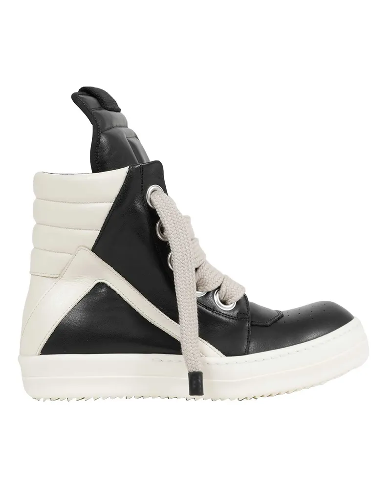 Rick Owens Tower Jumbolace Geobasket Black&white