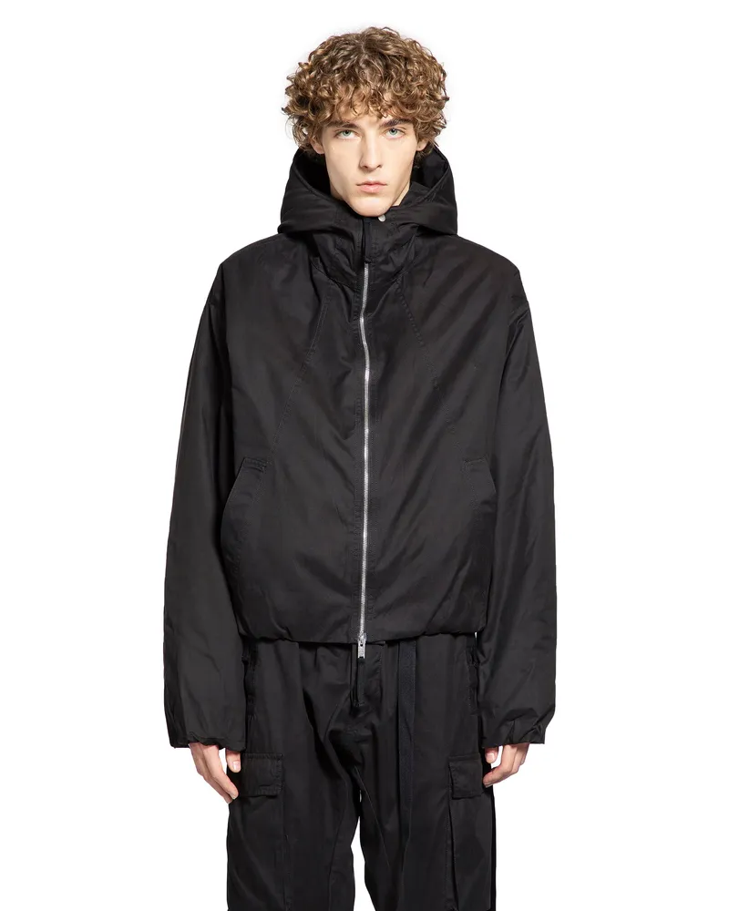 THOM KROM Hooded Jacket Black