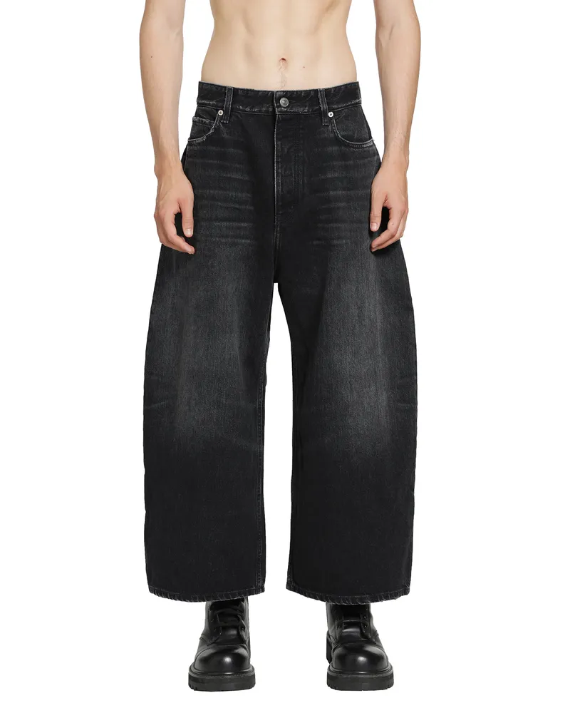 Balenciaga Curved Jeans Black