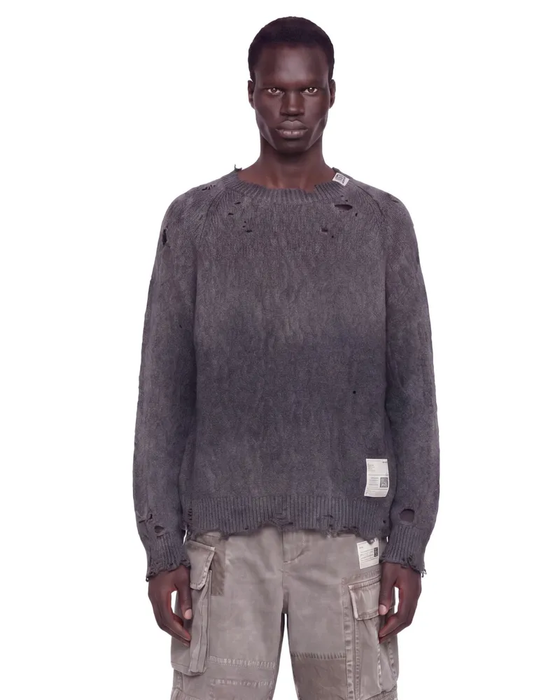 MIHARAYASUHIRO Sun Faded Like Sweater Black