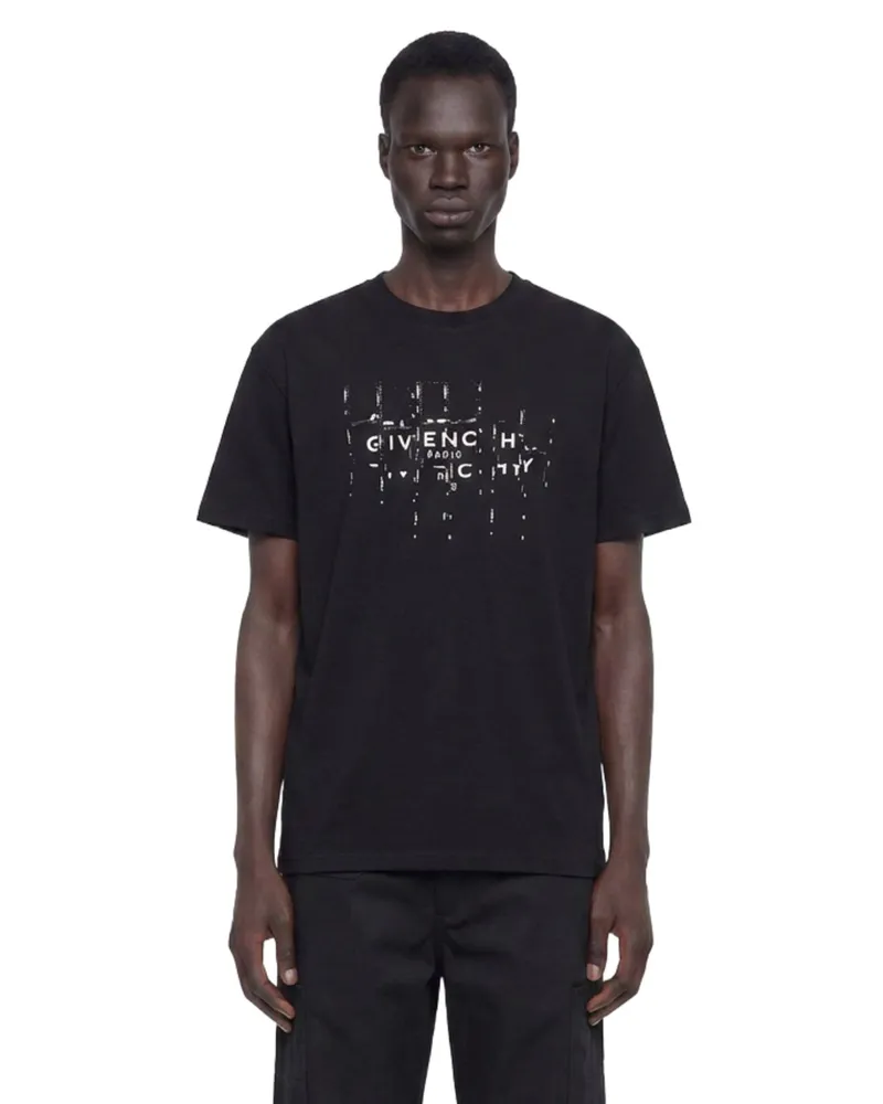 Givenchy Photographic Negative Print T-Shirt Black