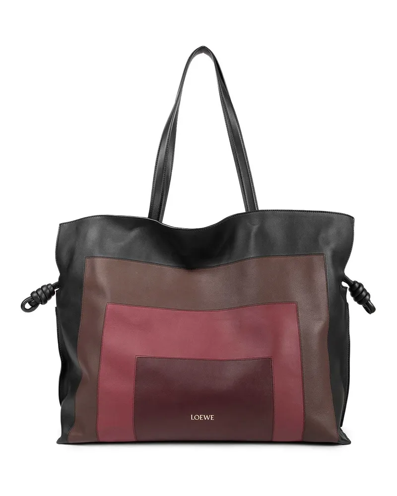 Loewe Albers Collaboration XL Flamenco clutch Black