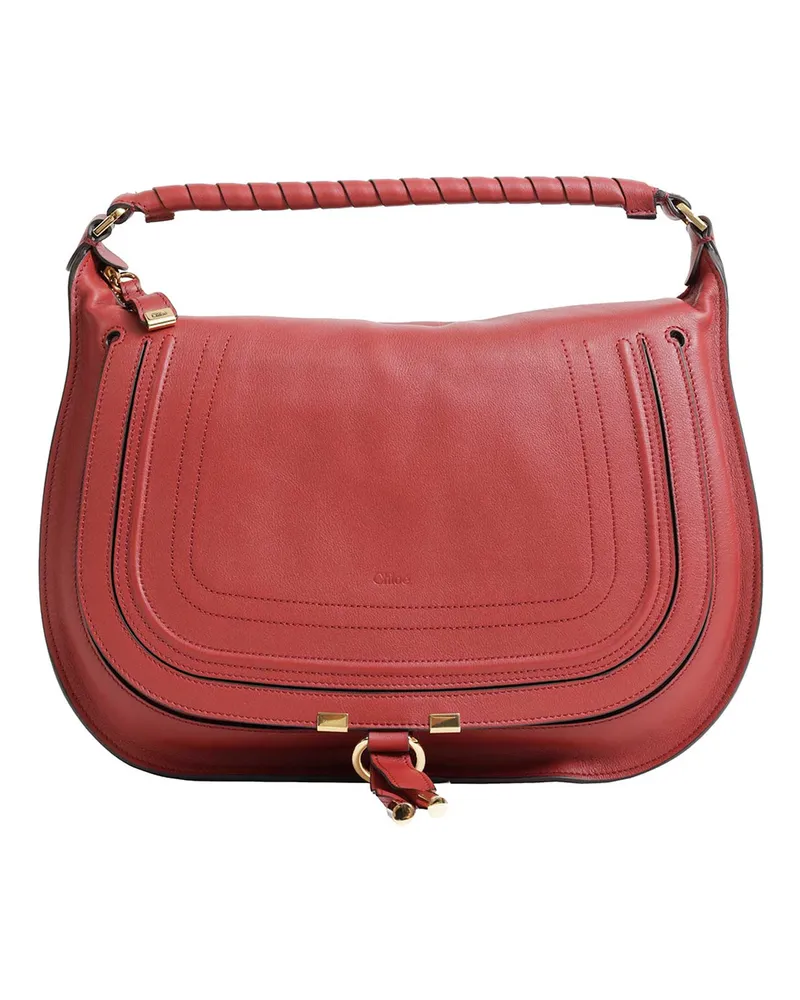 Chloé Marcie Shoulder Bag Red