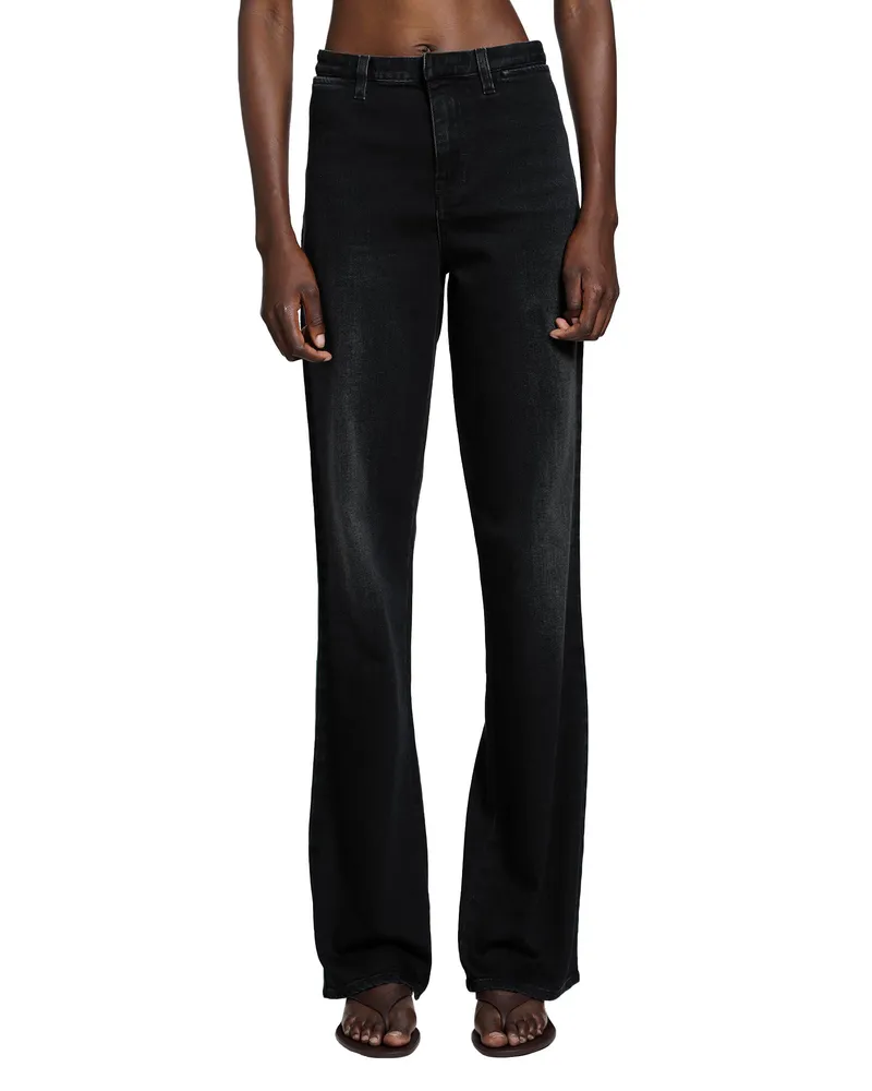 Gucci Washed Denim Tailored Jeans Black