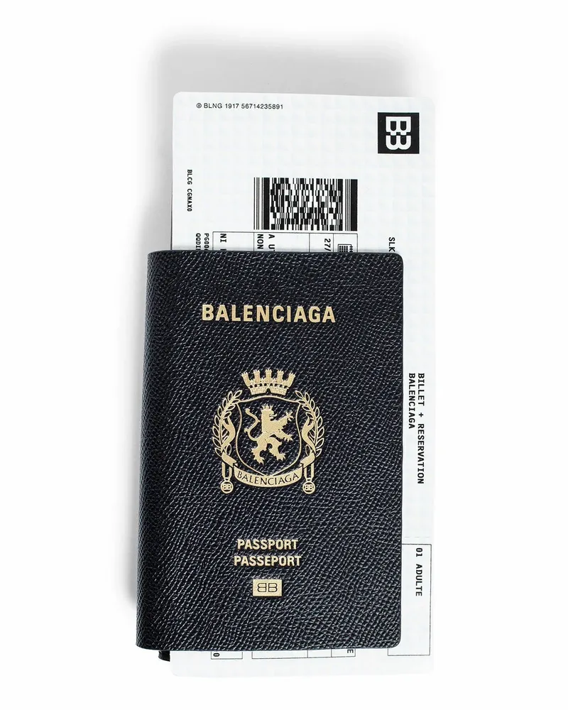 Balenciaga Passport long wallet 1 Ticket Black