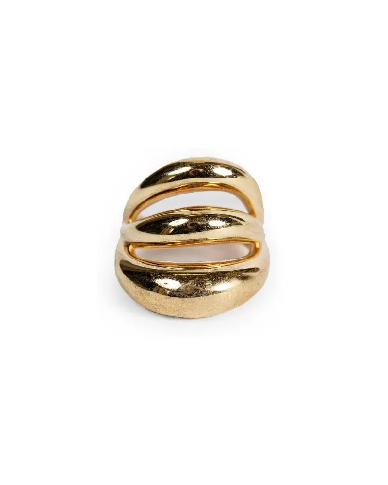 PANCONESI Triptych Blow Up Gold Ring Gold